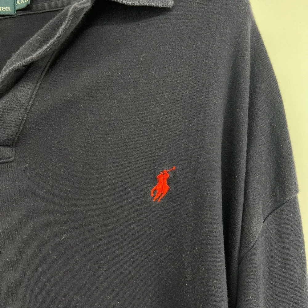 Polo Ralph Lauren Sz XXL‎ Navy Long Sleeve Polo Shirt